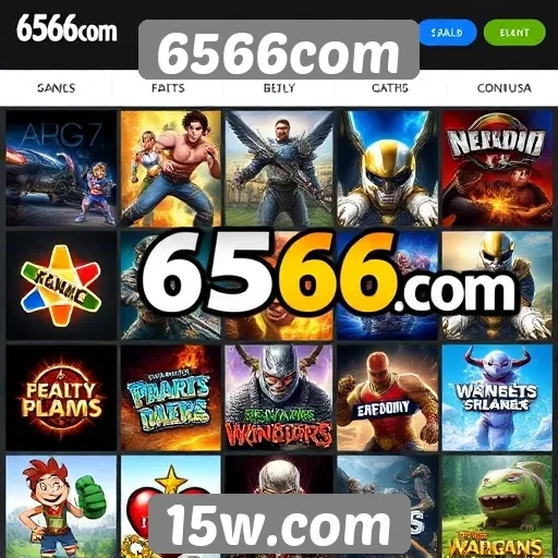 Comparação de jogos oferecidos na plataforma 6566com